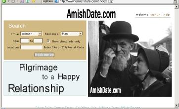 Screenshot of AmishDate.com